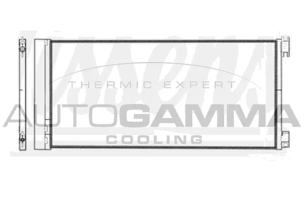 Condenseur, climatisation AUTOGAMMA 107613