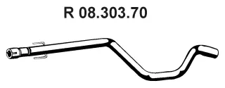 Tuyau d'échappement EBERSPÄCHER 08.303.70