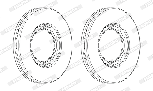 Disque de frein FERODO FCR270A