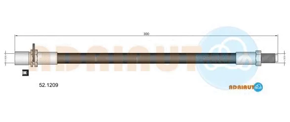 Flexible de frein ADRIAUTO 52.1209