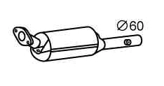 Filtre à particules / à suie, échappement VEGAZ GmbH RK-329