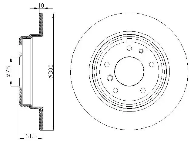 Disque de frein DEEVO BD27020