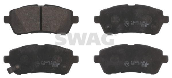 Kit de plaquettes de frein, frein à disque SWAG 83 91 6771