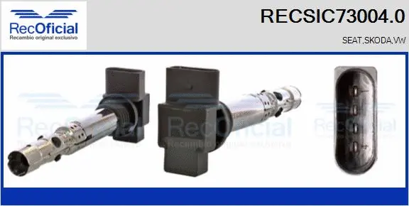 Bobine d'allumage RECOFICIAL RECSIC73004.0