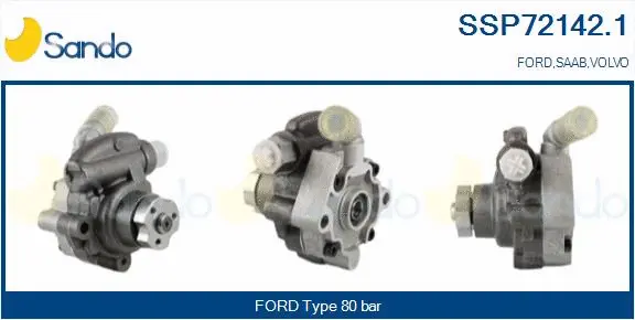 Pompe hydraulique, direction SANDO SSP72142.1