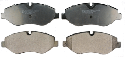 Kit de plaquettes de frein, frein à disque DENCKERMANN B110934