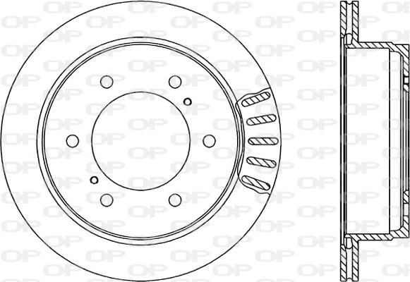 Disque de frein OPEN PARTS BDR1796.20