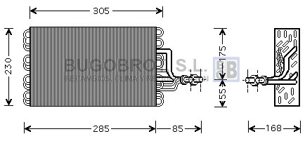 Évaporateur climatisation BUGOBROT 70-VWV077