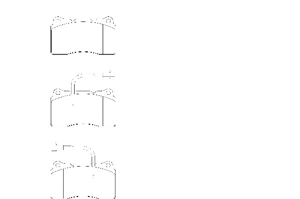 Kit de plaquettes de frein, frein à disque Omnicraft 2135176
