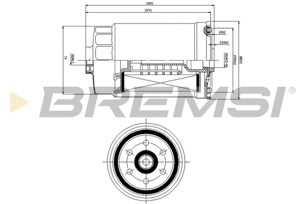 Filtre à carburant BREMSI FE0822