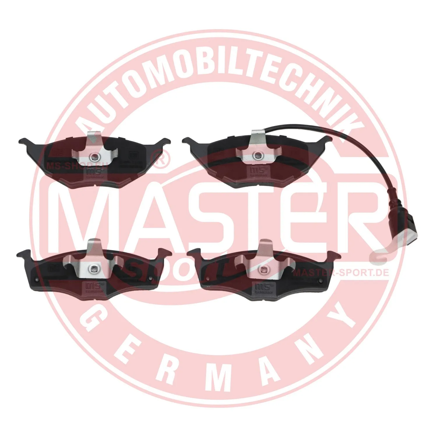 Kit de plaquettes de frein, frein à disque MASTER-SPORT GERMANY 13046071782N-SET-MS