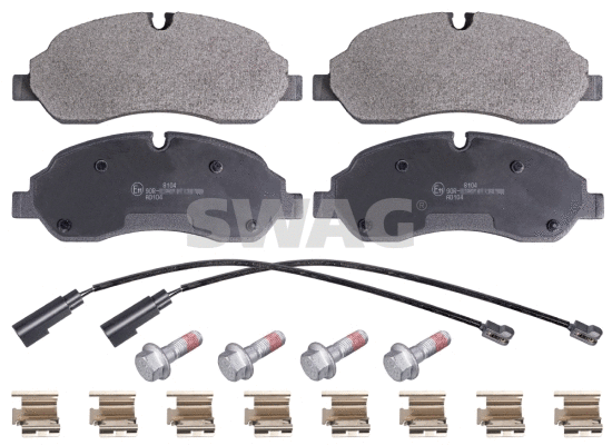 Kit de plaquettes de frein, frein à disque SWAG 50 91 6955