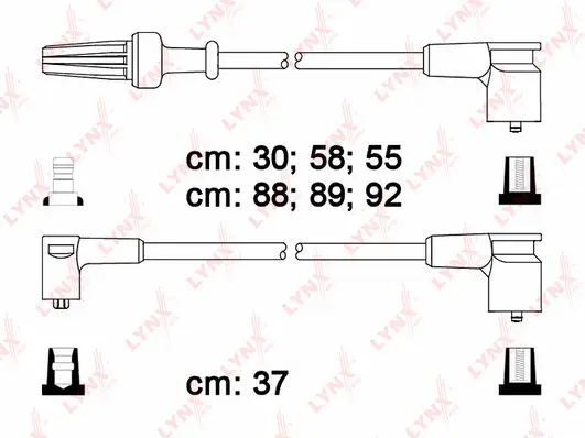 Kit de câbles d'allumage LYNXAUTO SPC6122