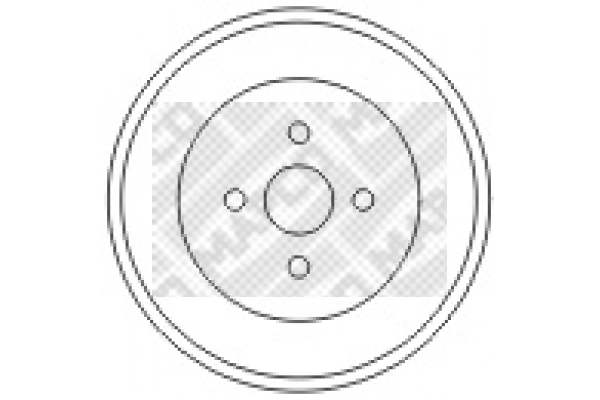 Tambour de frein MAPCO 35502