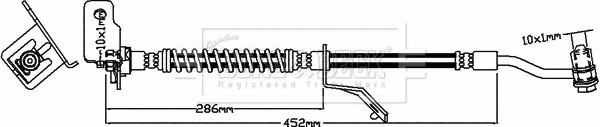 Flexible de frein BORG & BECK BBH8032