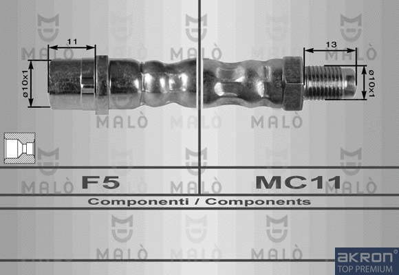 Flexible de frein AKRON-MALÒ 8062