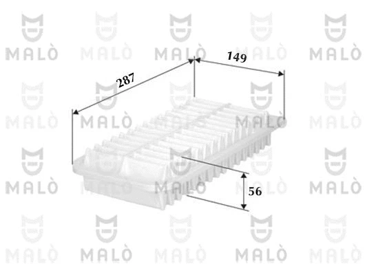 Filtre à air AKRON-MALÒ 1500336