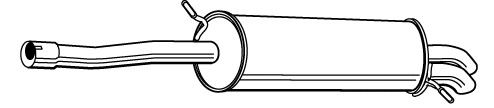 Silencieux arrière VEGAZ GmbH CS-221