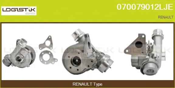 Turbocompresseur, suralimentation LGK 070079012LJE