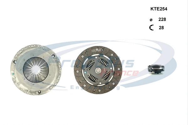 Kit d'embrayage PROCODIS FRANCE KTE254