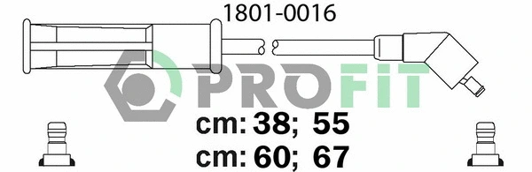 Kit de câbles d'allumage PROFIT 1801-0016