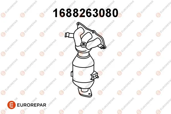 Catalyseur en coude EUROREPAR 1688263080