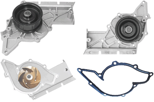 Pompe à eau, refroidissement du moteur TECDRIVE TPAE0258