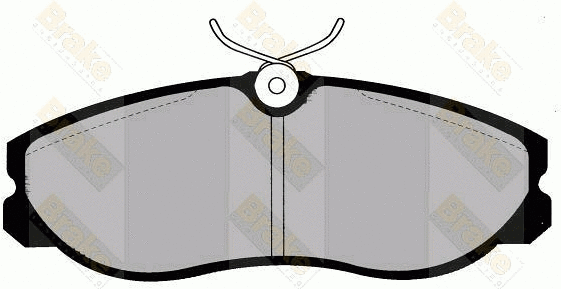 Kit de plaquettes de frein, frein à disque Brake ENGINEERING PA986