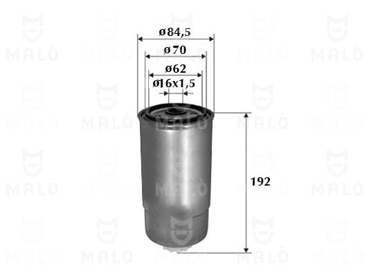 Filtre à carburant AKRON-MALÒ 1520012