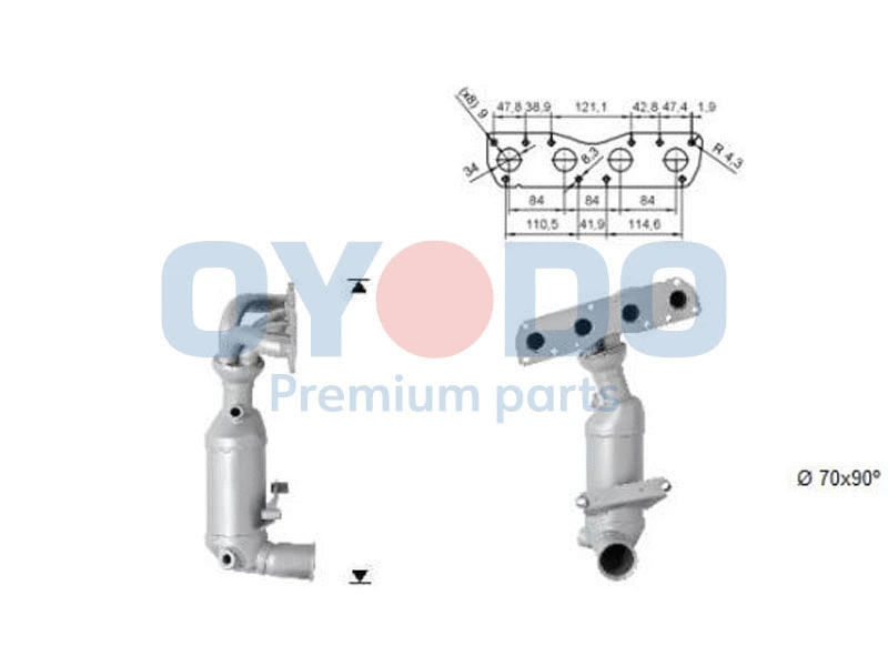 Catalyseur Oyodo 10N0101-OYO