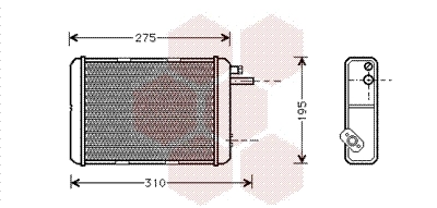 Système de chauffage VAN WEZEL 28006018