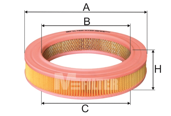 Filtre à air MFILTER A 122