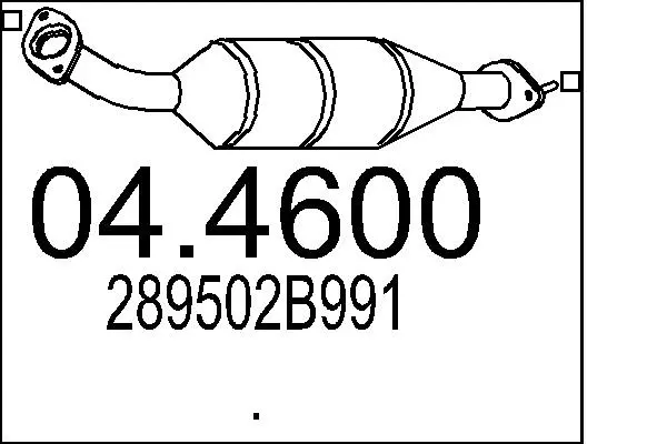 Catalyseur MTS 04.4600