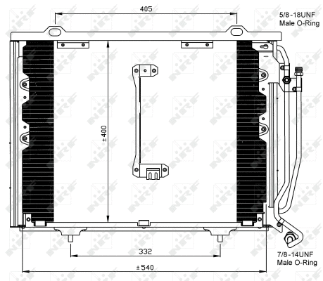 Condenseur, climatisation NRF 35215