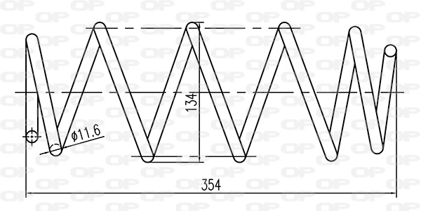 Ressort de suspension OPEN PARTS CSR9033.00