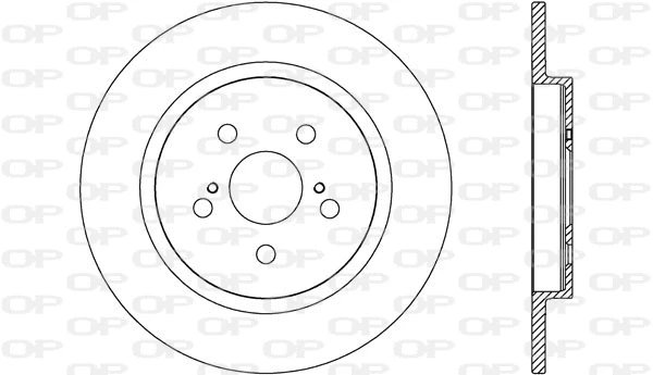 Disque de frein OPEN PARTS BDR2641.10