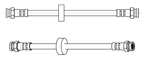 Flexible de frein CEF 512972