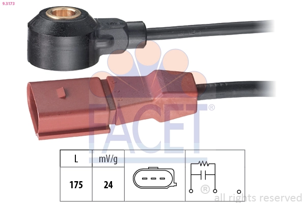 Capteur de cognement FACET 9.3173
