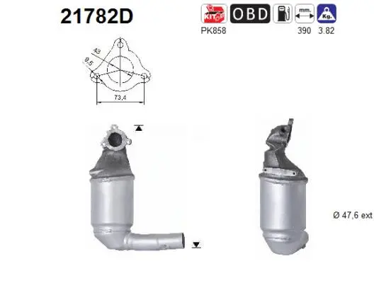 Catalyseur AS 21782D