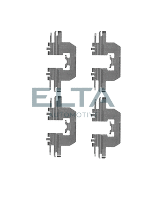 Kit d'accessoires, plaquette de frein à disque ELTA AUTOMOTIVE EA8697