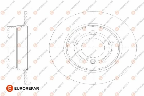 Disque de frein EUROREPAR 1642777380