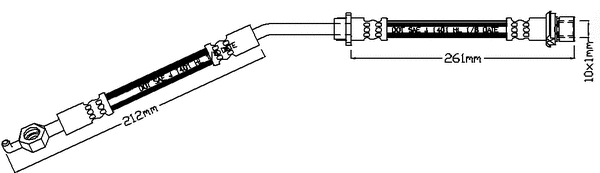 Flexible de frein JURATEK JBH1231L
