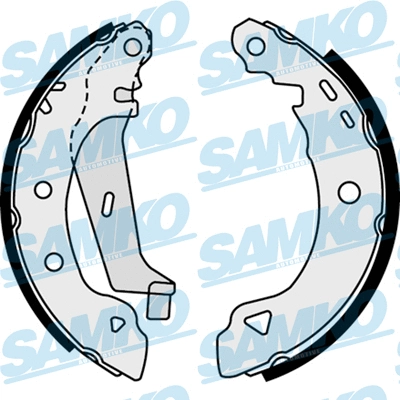 Jeu de mâchoires de frein SAMKO 87720