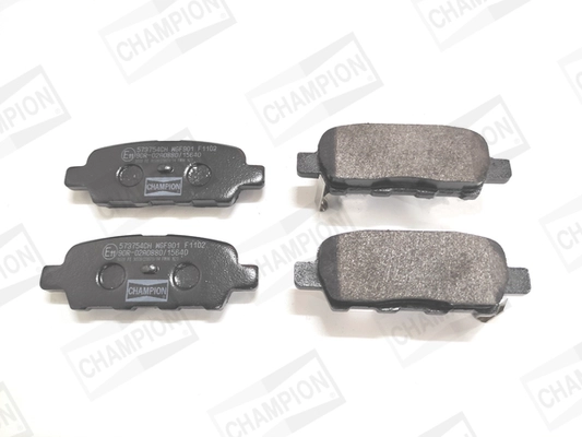 Kit de plaquettes de frein, frein à disque CHAMPION 573754CH
