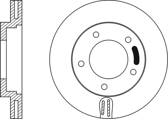Disque de frein FIT FR0136V