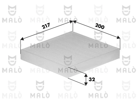 Filtre, air de l'habitacle AKRON-MALÒ 1532441