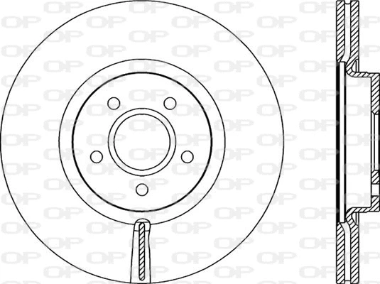 Disque de frein OPEN PARTS BDR2154.20