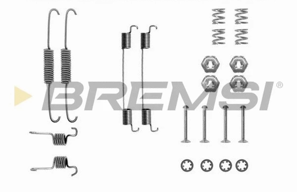 Kit d'accessoires, mâchoire de frein BREMSI SK0674