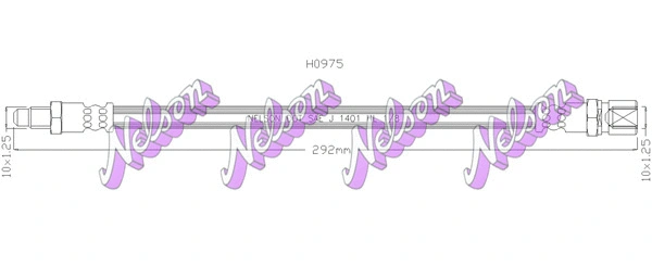 Flexible de frein KAWE H0975