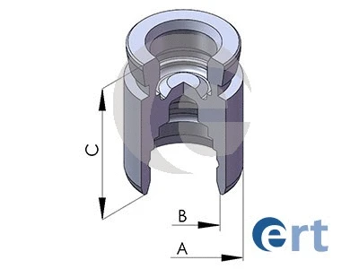 Piston, étrier de frein ERT 151394-C